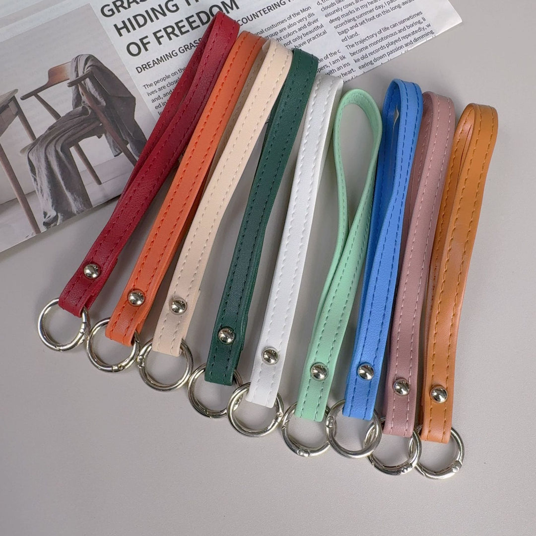 Stylish Faux Leather Keychain Strap Stornfield