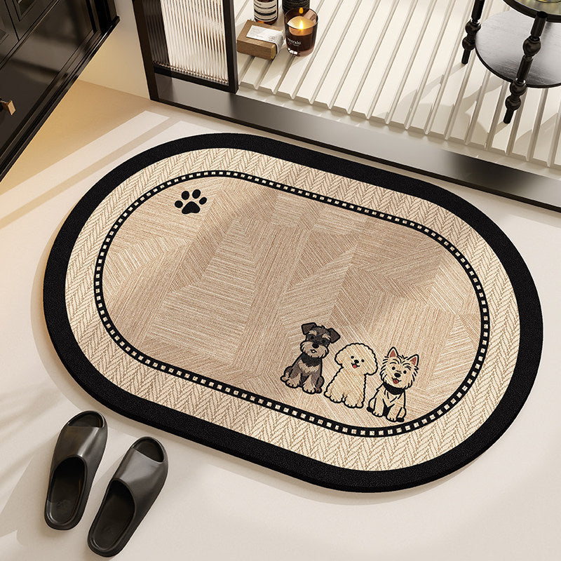 Cat-Themed Decorative Area Mat Stornfield