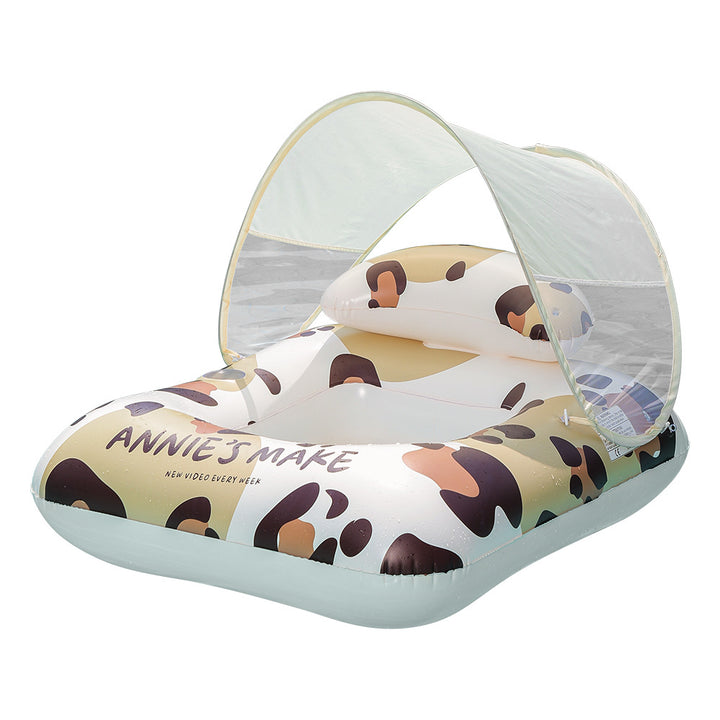 Women's Inflatable Comfort Pool Lounger with View Window Stornfield