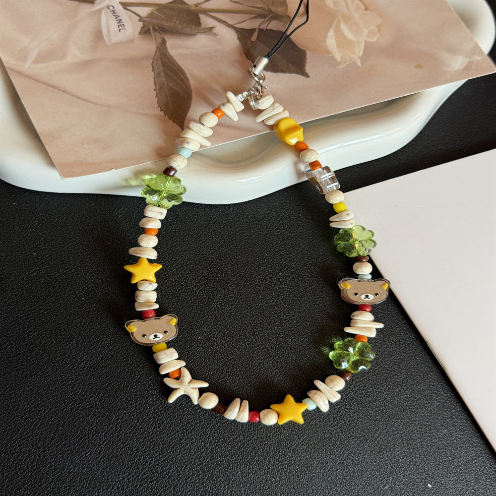 Fun-Themed Beaded Keychain Holder Stornfield