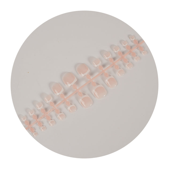 Stylish French Tip Press-On Nail Set Stornfield