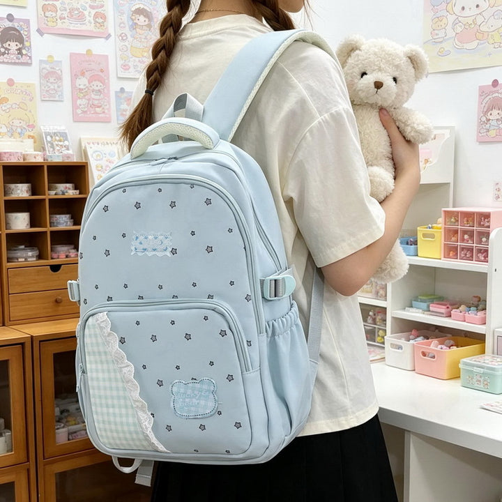 Fun-Patterned Lightweight Backpack Stornfield