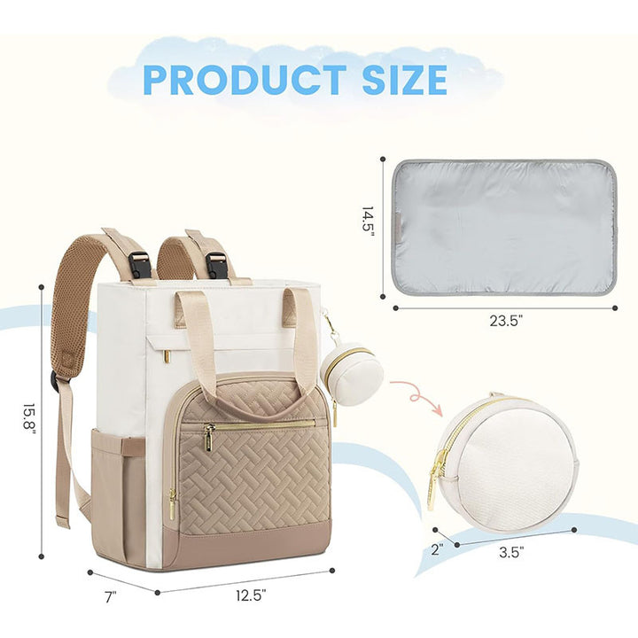 Multifunctional backpack with insulated compartment Stornfield