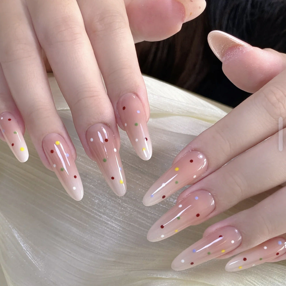 Playful Cat-Themed Press-On Nail Art Stornfield