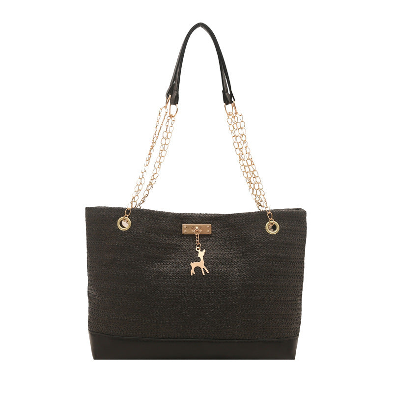 Stylish Woven Beach Tote Bag