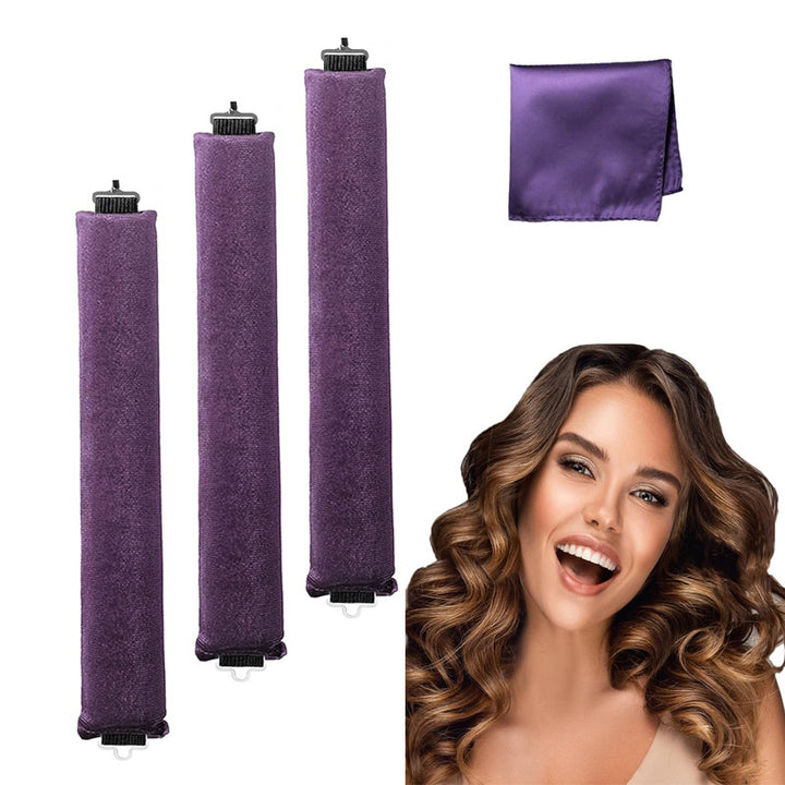 Heat-Resistant Hair Curling Rollers Set