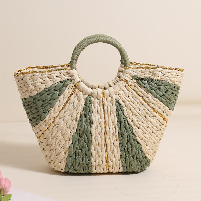 Handcrafted basket bag in modern design Stornfield