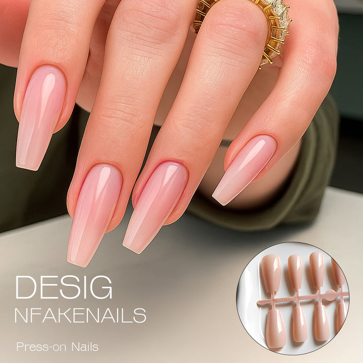 Elegant Long Press-On Nail Extensions Stornfield
