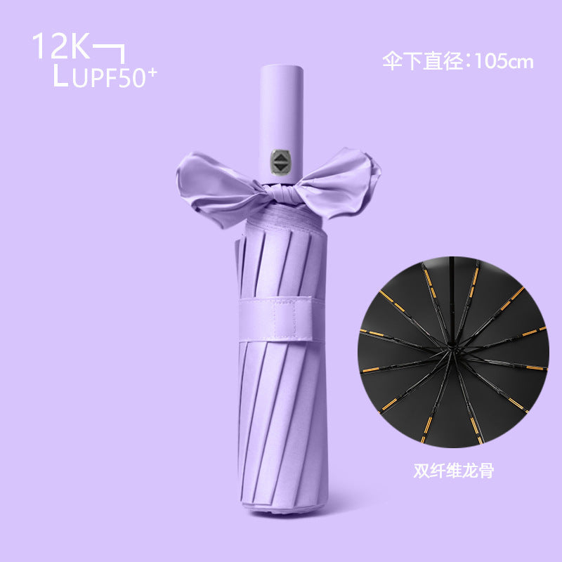 Women's compact and wind-resistant umbrella with UV protection technology Stornfield
