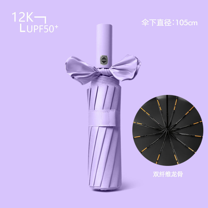 Women's compact and wind-resistant umbrella with UV protection technology Stornfield
