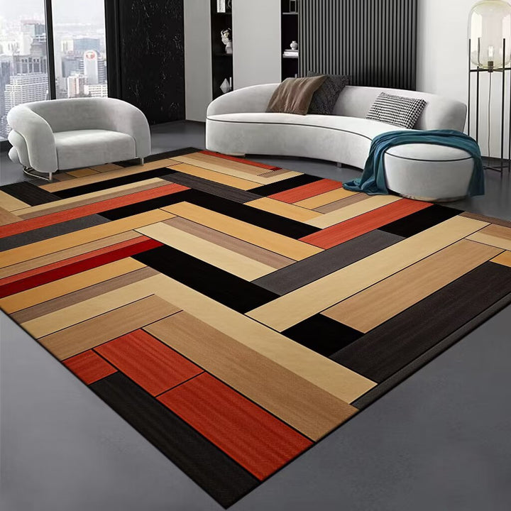 Abstract Swirl Area Rug Stornfield