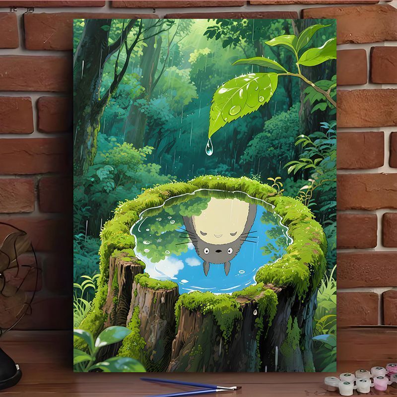 Enchanted Forest Scene Canvas Art Print Stornfield