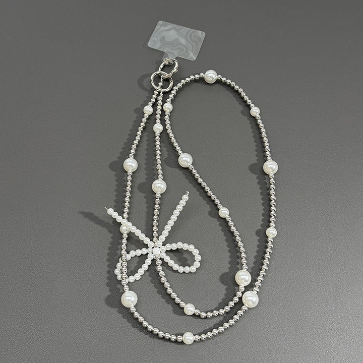 Elegant Pearl Beaded Lanyard Stornfield