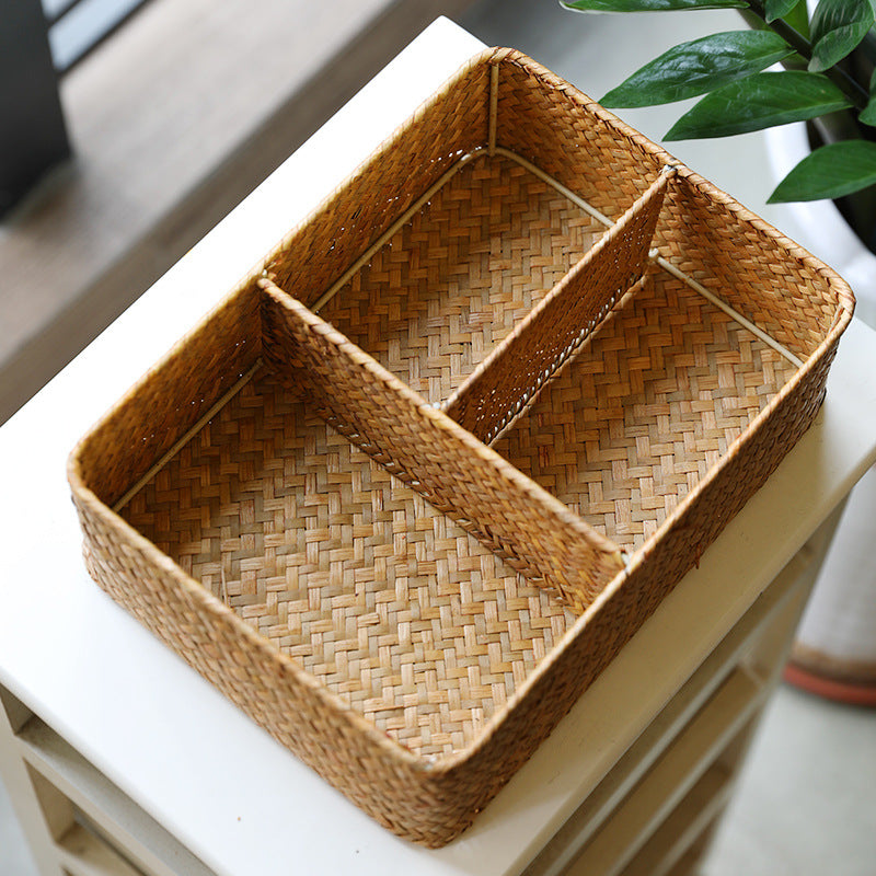 Unisex Practical Storage Basket with Three Compartments Stornfield