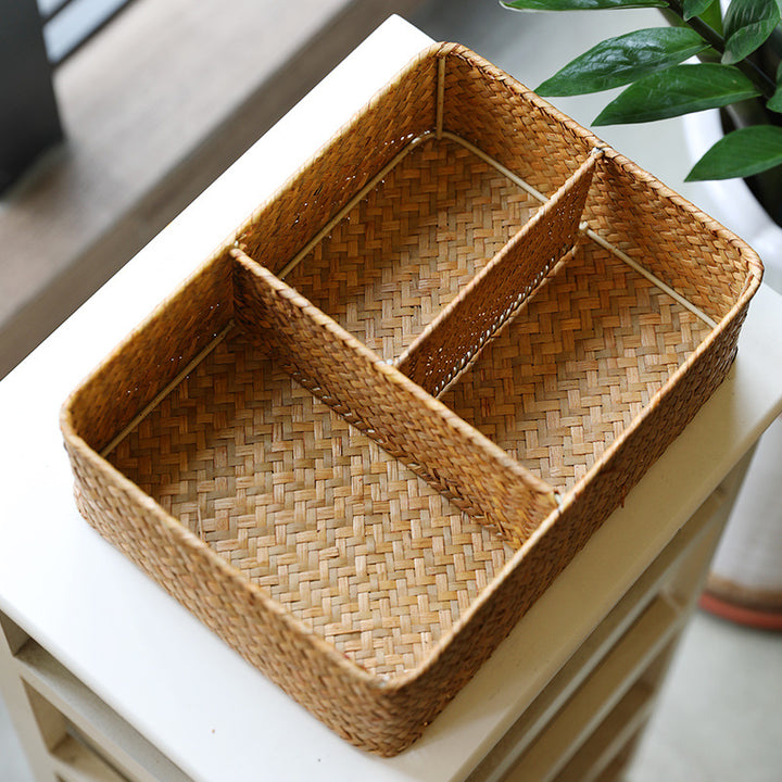 Unisex Practical Storage Basket with Three Compartments Stornfield