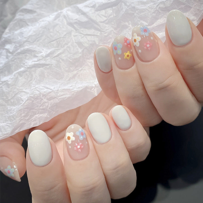 Artistic Floral Press-On Nail Set Stornfield 1789389406
