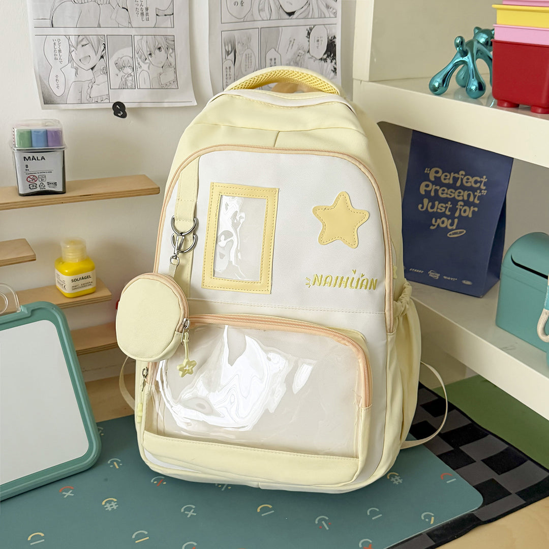 Stylish Star-Embellished School Backpack Stornfield 1791205030