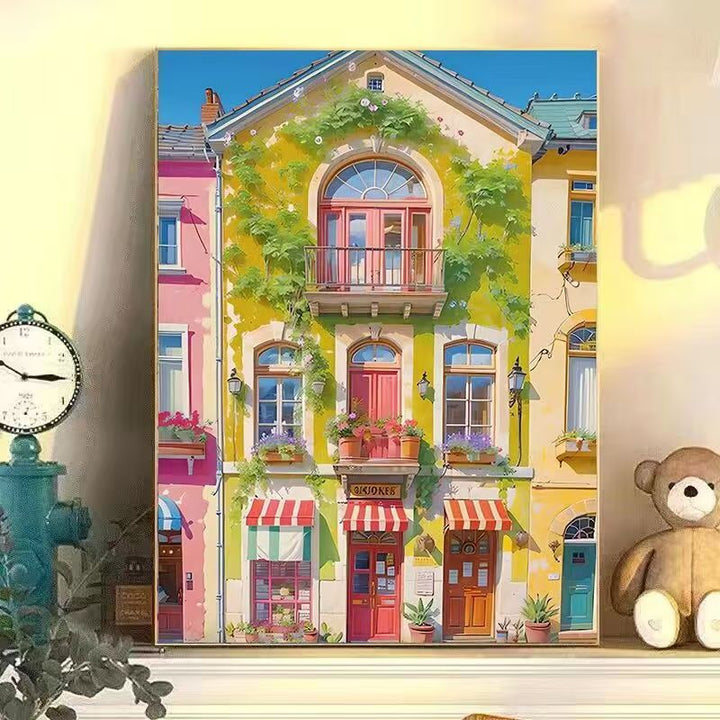 Colorful Urban Landscape Wall Art Stornfield
