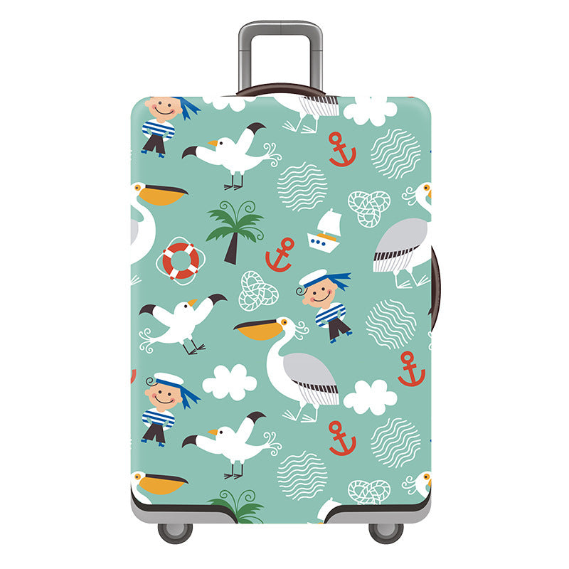Women's Hard Shell Suitcase with Playful Flamingo Design Stornfield