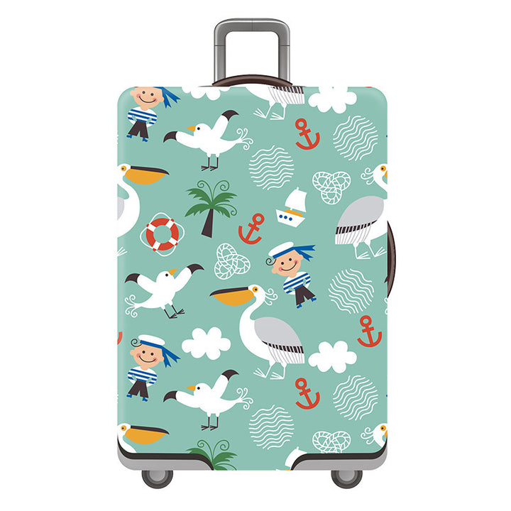 Women's Hard Shell Suitcase with Playful Flamingo Design Stornfield