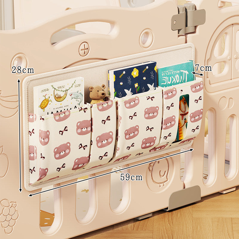 Nursery Playpen Multi-Pocket Waterproof Book and Shoe Organizer