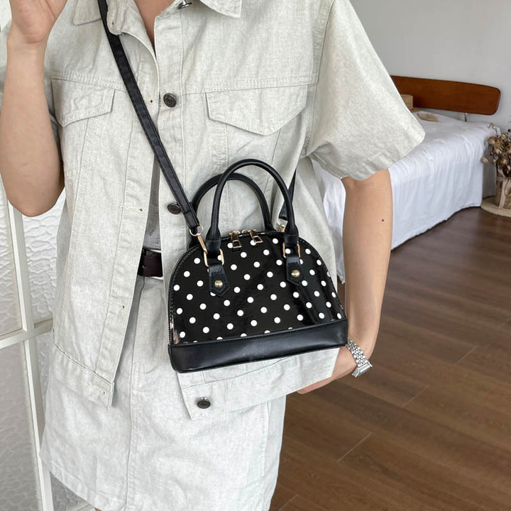 Polka Dot Handheld Satchel