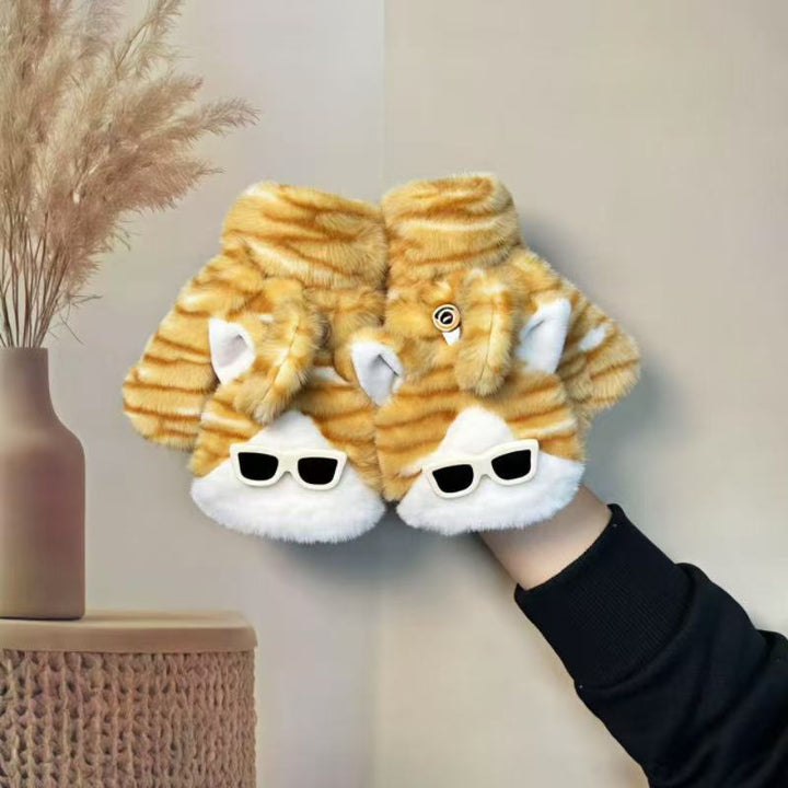 Cute Cartoon-Themed Plush Slippers Stornfield