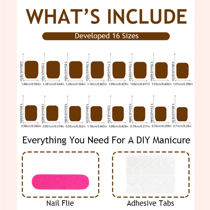 Acrylic nail set with stylish high-gloss nails Stornfield