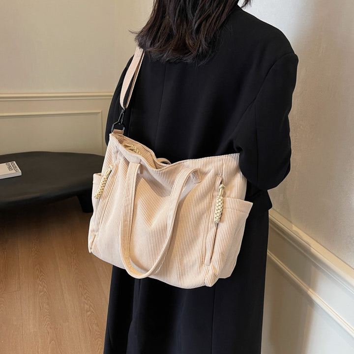 Multi-Pocket Canvas Tote Bag Stornfield