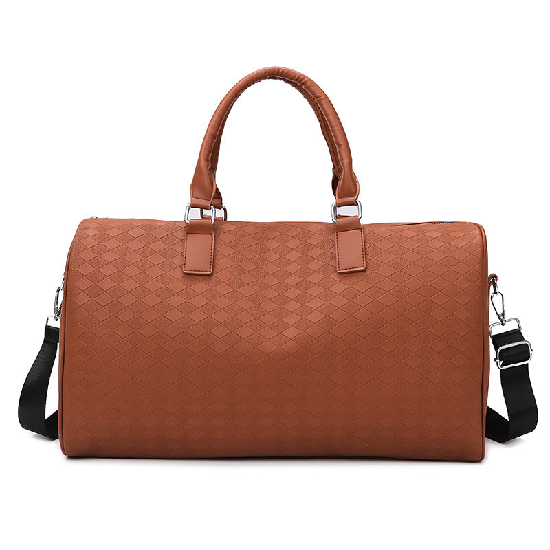 Sporty shoulder bag with structured outer material Stornfield