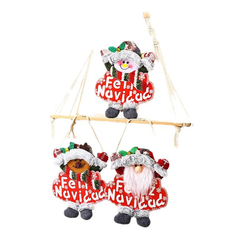 Festive Christmas tree decoration with snowman motif Stornfield
