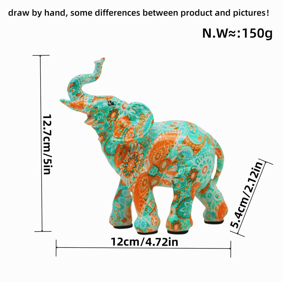 Artistically designed elephant figure Stornfield