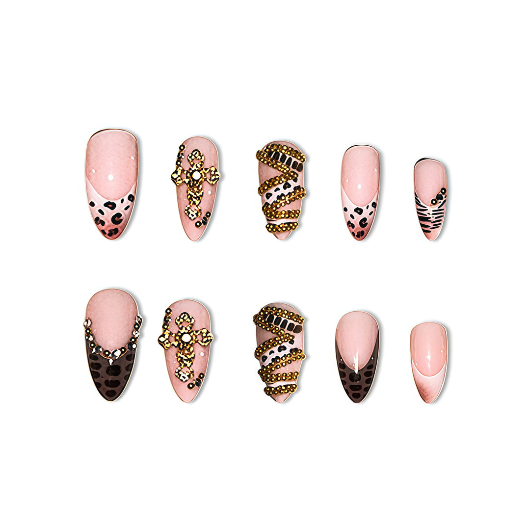 Artistic Stiletto Nail Enhancements with 3D Accents Stornfield