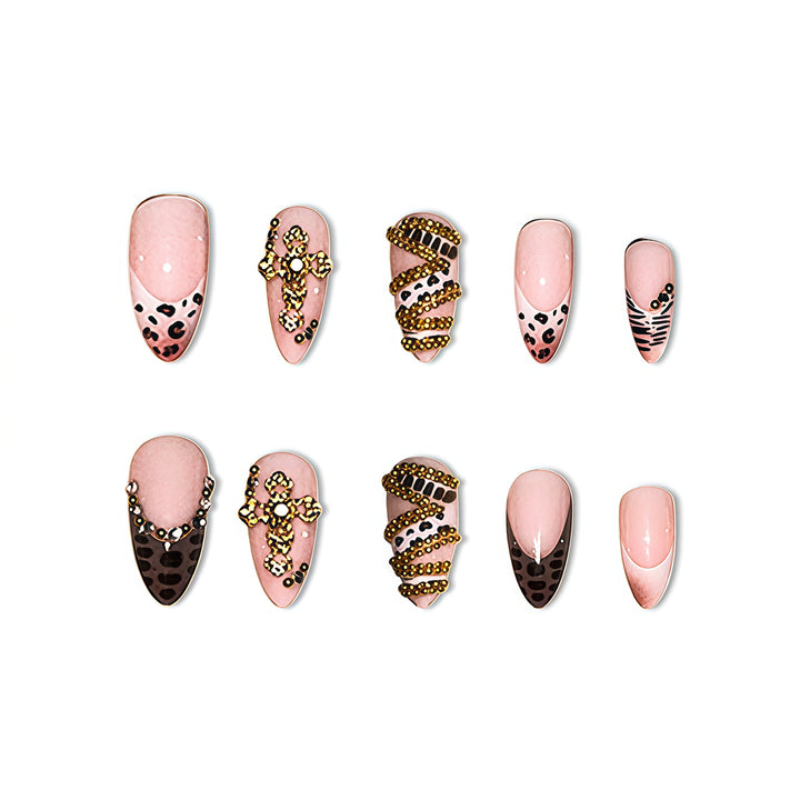 Artistic Stiletto Nail Enhancements with 3D Accents Stornfield