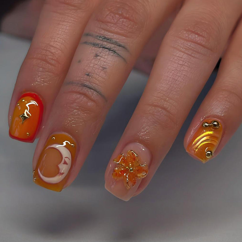 Nail art set with creative summer designs Stornfield