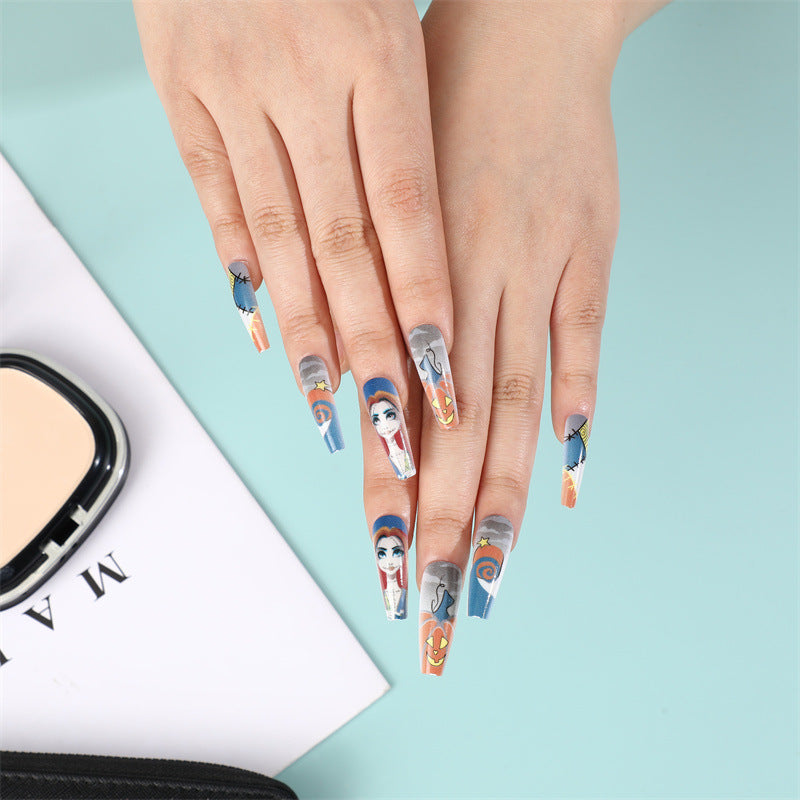 Creative Halloween-themed artificial nails Stornfield
