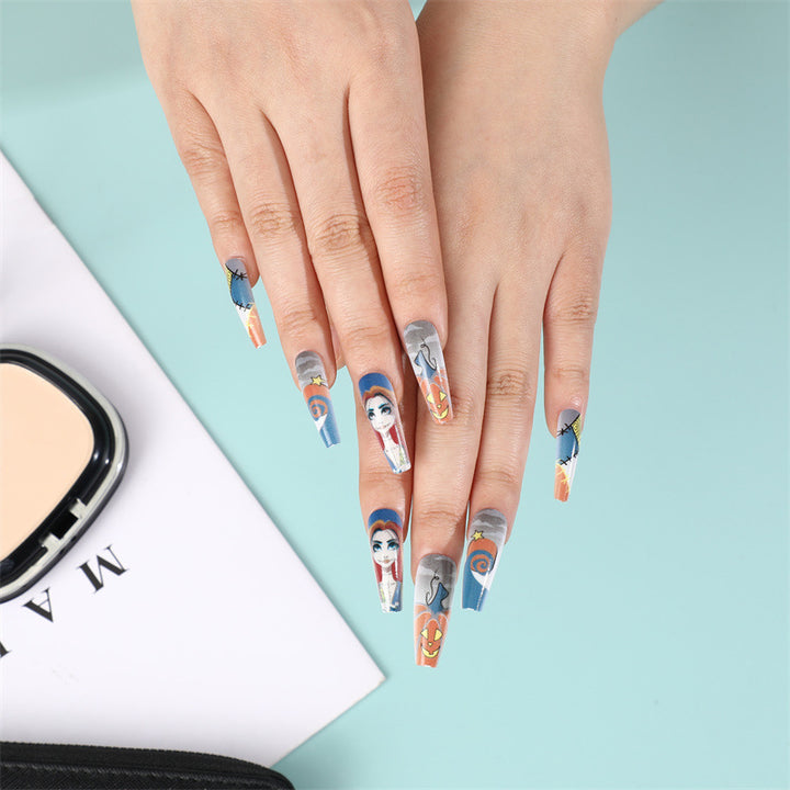 Creative Halloween-themed artificial nails Stornfield