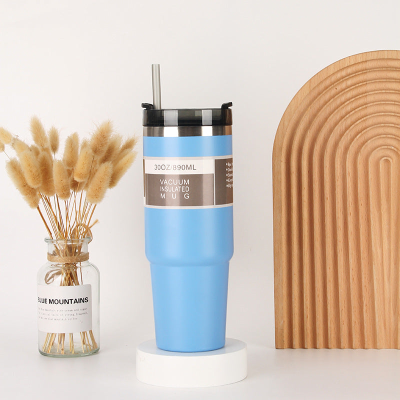 Unisex Insulated Drinking Cup with Integrated Straw Stornfield