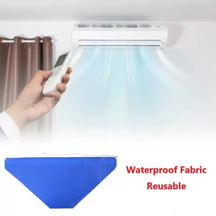 Unisex one size wall-mounted air conditioner condensate catchment funnel waterproof reusable fabric attachment Stornfield