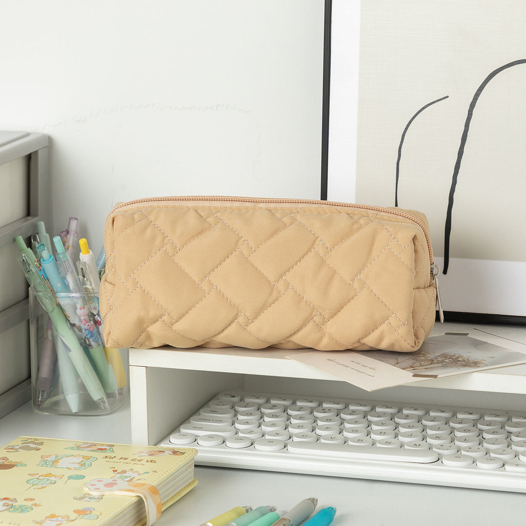 Quilted Textured Pencil Case Stornfield
