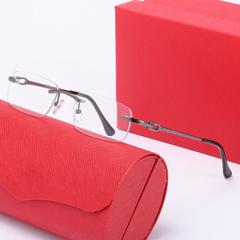 Women's elegant half-frame glasses with comfortable nose pads Stornfield