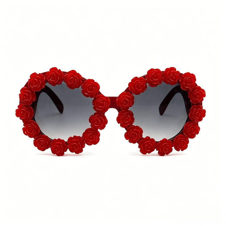 Ladies Designer Sunglasses with Floral Accents Stornfield