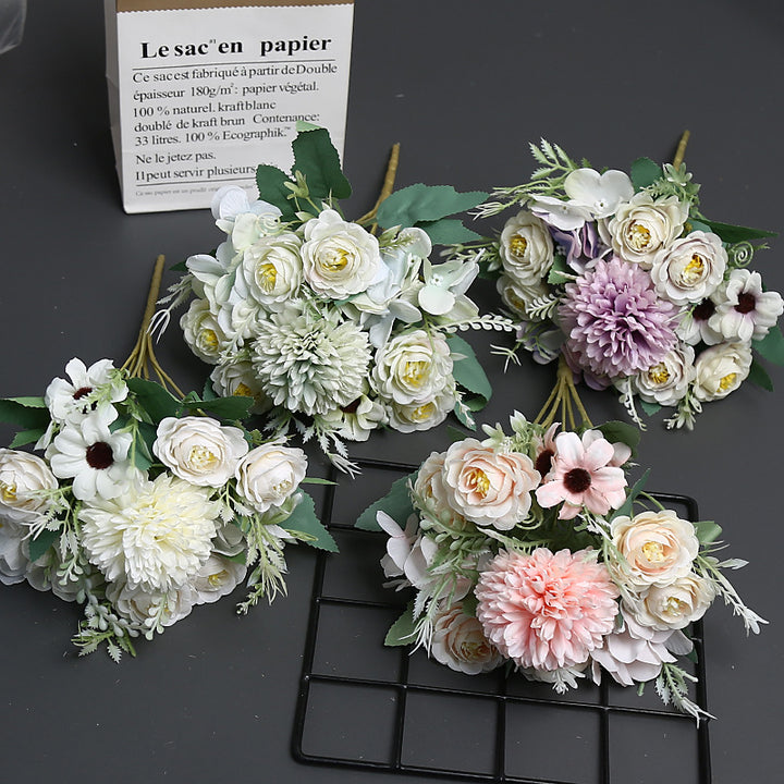 Lifelike Floral Bouquet Arrangement