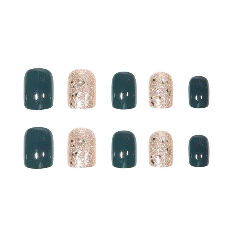 Glittering Press-On Nail Set Stornfield