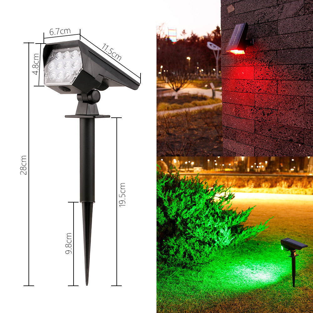 Adjustable Solar LED Landscape Spotlight Stake Stornfield