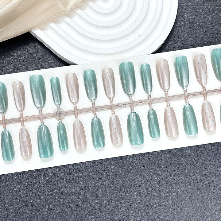 Glossy Gradient Press-On Nail Set Stornfield