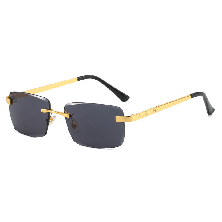Women's fashionable sunglasses in elegant rectangular design with high-quality metal frame Stornfield