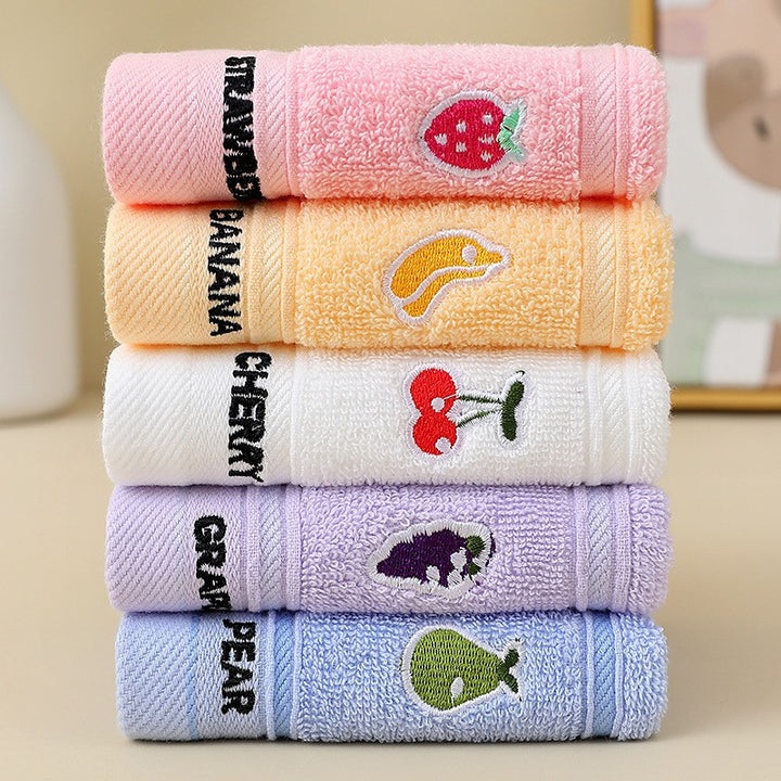 Ladies cotton towel with fresh pear motif Stornfield