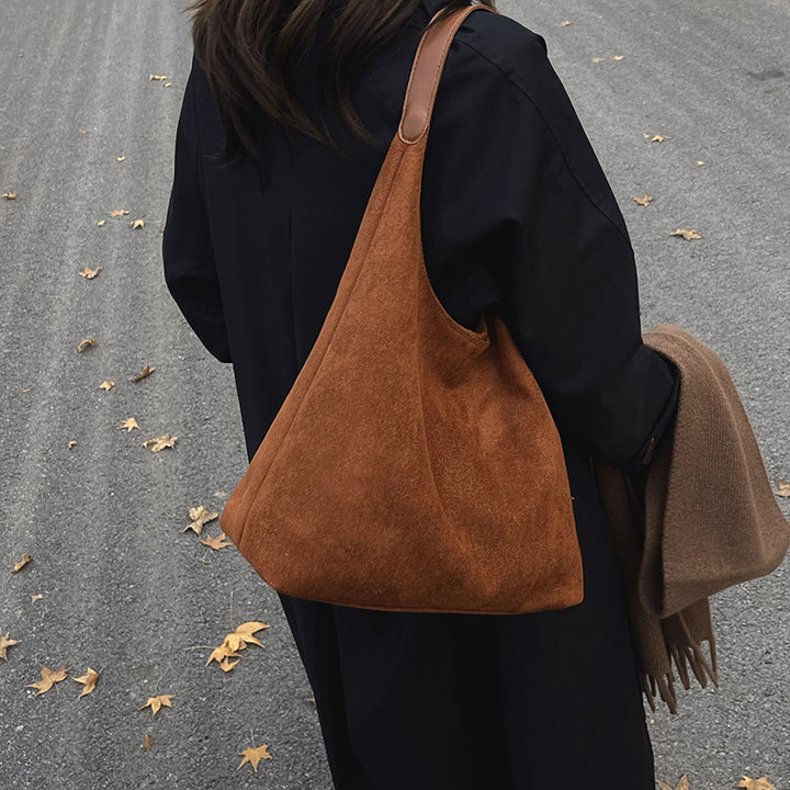 Suede Tote