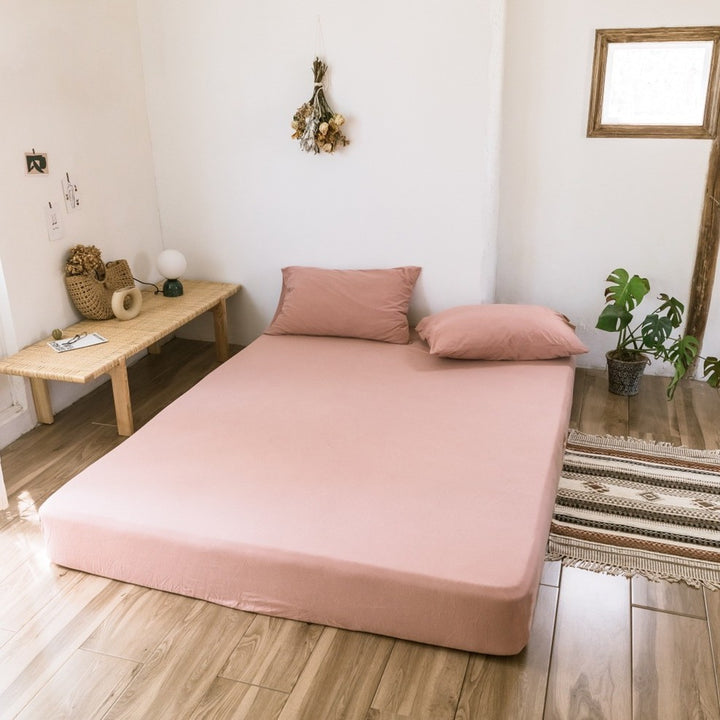 Breathable Organic Cotton Duvet Cover Set with Sateen Finish
